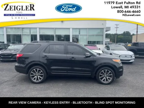 Black 2015 Ford Explorer XLT for sale in Lowell, MI