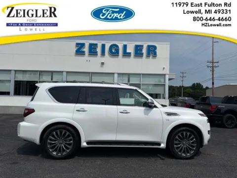 White 2022 Nissan Armada Platinum for sale in Lowell, MI