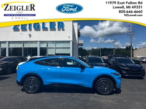 Blue 2024 Ford Mustang Mach-E Premium for sale in Lowell, MI