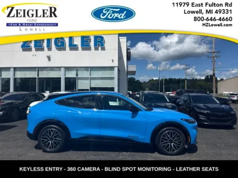 Blue 2024 Ford Mustang Mach-E Premium for sale in Lowell, MI