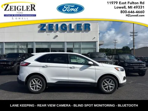White 2024 Ford Edge SEL for sale in Lowell, MI