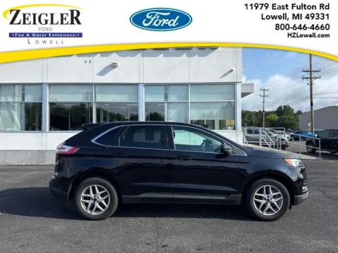 Black 2024 Ford Edge SEL for sale in Lowell, MI
