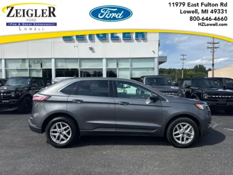 Gray 2024 Ford Edge SEL for sale in Lowell, MI
