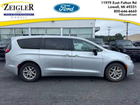 Silver 2024 Chrysler Pacifica Touring L for sale in Lowell, MI