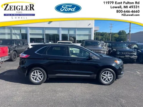 Black 2024 Ford Edge SEL for sale in Lowell, MI