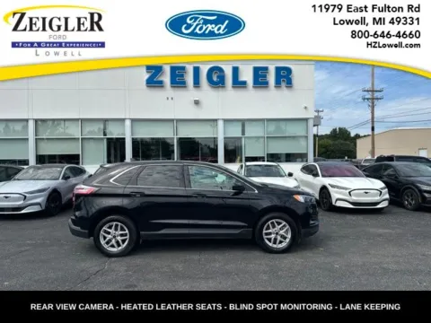 Black 2024 Ford Edge SEL for sale in Lowell, MI