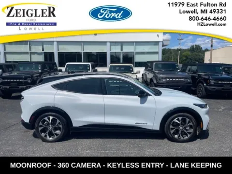 White 2023 Ford Mustang Mach-E Premium for sale in Lowell, MI