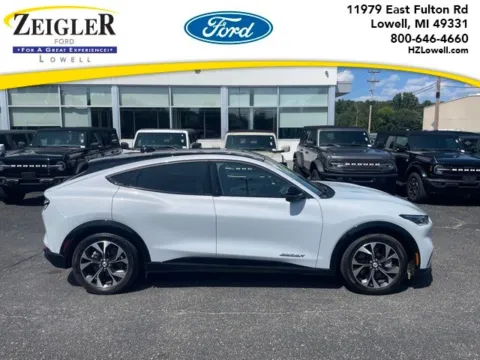 White 2023 Ford Mustang Mach-E Premium for sale in Lowell, MI