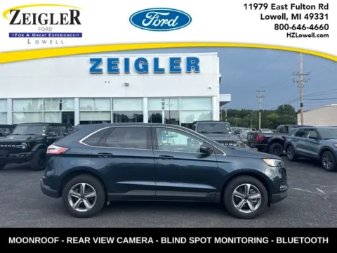 Blue 2023 Ford Edge SEL for sale in Lowell, MI