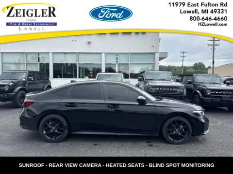 Black 2025 Honda Civic Hybrid Sport for sale in Lowell, MI