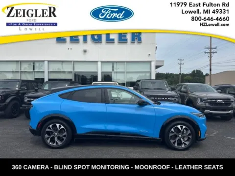 Blue 2023 Ford Mustang Mach-E Premium for sale in Lowell, MI