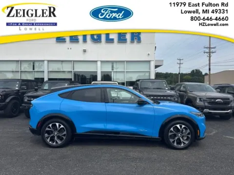 Blue 2023 Ford Mustang Mach-E Premium for sale in Lowell, MI