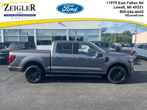 Gray 2024 Ford F-150 Lariat for sale in Lowell, MI