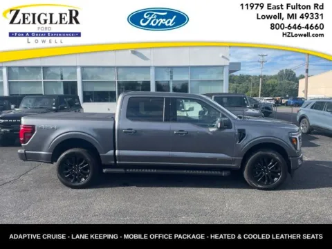 Gray 2024 Ford F-150 Lariat for sale in Lowell, MI