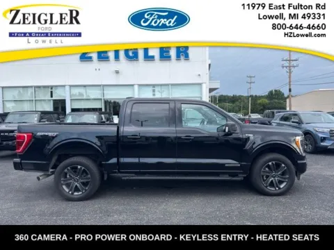 Black 2023 Ford F-150 XLT for sale in Lowell, MI