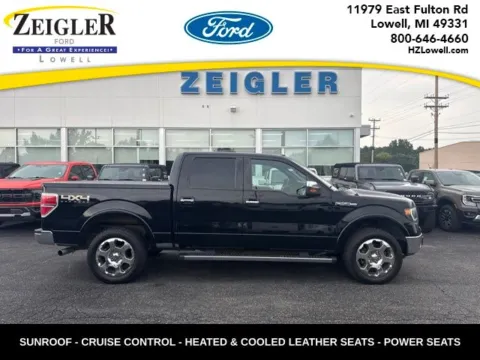Black 2011 Ford F-150 Lariat for sale in Lowell, MI