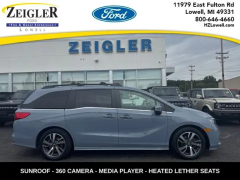 Gray 2023 Honda Odyssey Touring for sale in Lowell, MI