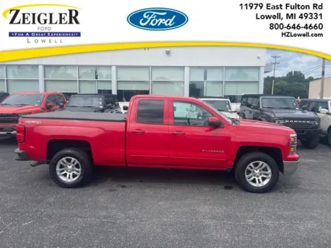 Red 2015 Chevrolet Silverado 1500 LT for sale in Lowell, MI