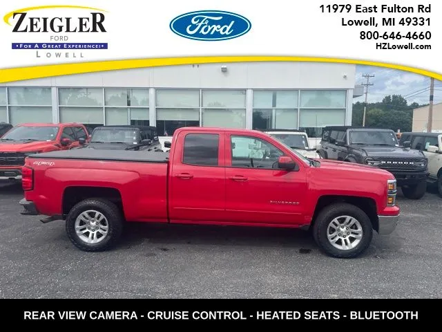 Red 2015 Chevrolet Silverado 1500 LT for sale in Lowell, MI