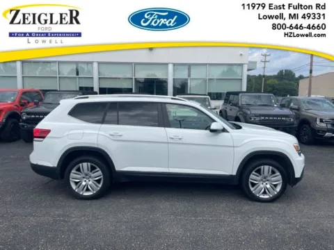 White 2019 Volkswagen Atlas SEL for sale in Lowell, MI