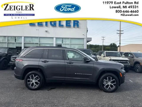 Gray 2025 Jeep Grand Cherokee Limited for sale in Lowell, MI