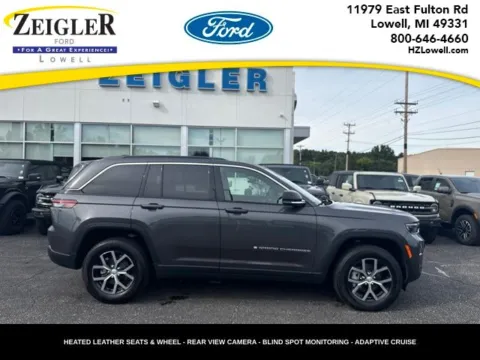 Gray 2025 Jeep Grand Cherokee Limited for sale in Lowell, MI