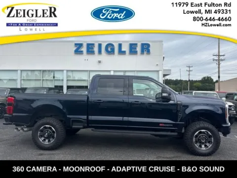 Blue 2024 Ford F-250SD Lariat for sale in Lowell, MI