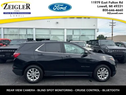 Black 2021 Chevrolet Equinox LT for sale in Lowell, MI