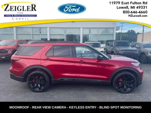 Red 2023 Ford Explorer ST for sale in Lowell, MI