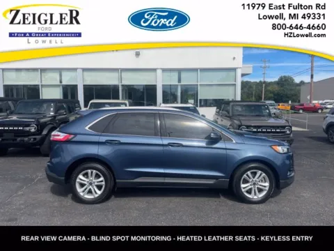 Blue 2019 Ford Edge SEL for sale in Lowell, MI