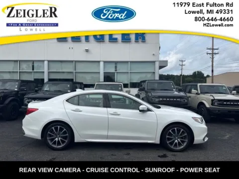 White 2018 Acura TLX 3.5L V6 for sale in Lowell, MI