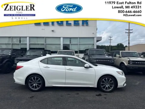 White 2018 Acura TLX 3.5L V6 for sale in Lowell, MI