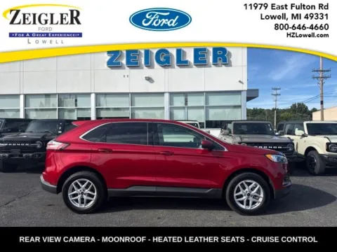 Red 2024 Ford Edge SEL for sale in Lowell, MI