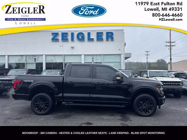 Black 2024 Ford F-150 XLT for sale in Lowell, MI
