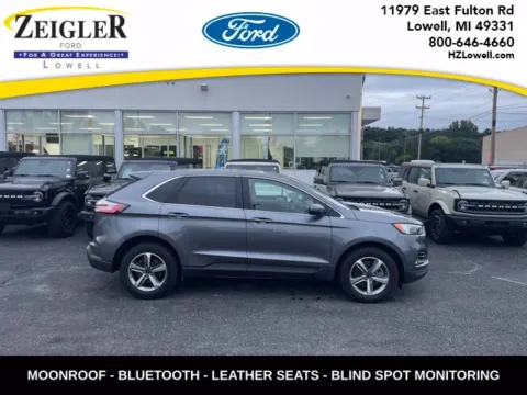 Gray 2024 Ford Edge SEL for sale in Lowell, MI