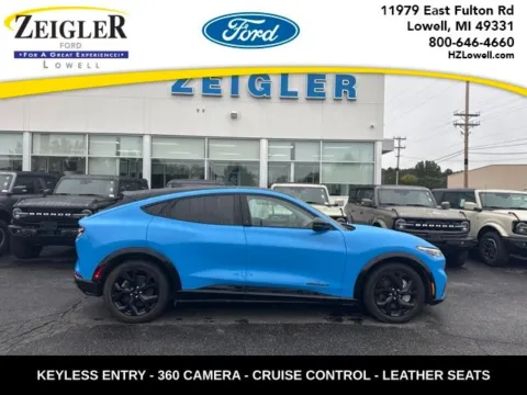 Blue 2023 Ford Mustang Mach-E Premium for sale in Lowell, MI