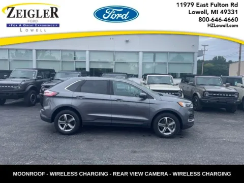 Gray 2024 Ford Edge SEL for sale in Lowell, MI
