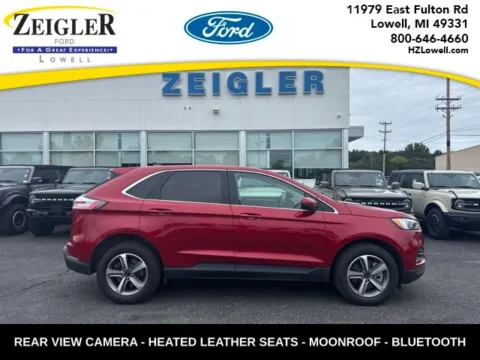 Red 2024 Ford Edge SEL for sale in Lowell, MI