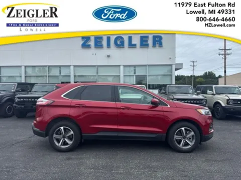 Red 2024 Ford Edge SEL for sale in Lowell, MI