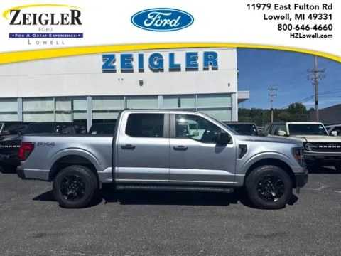 Silver 2024 Ford F-150 STX for sale in Lowell, MI