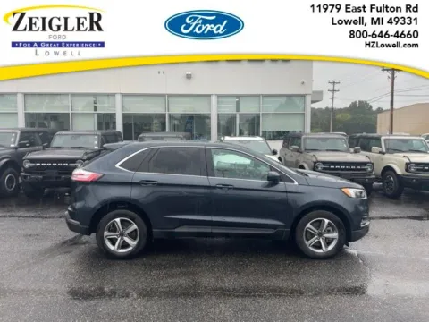 Blue 2024 Ford Edge SEL for sale in Lowell, MI