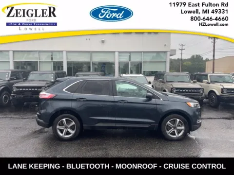 Blue 2024 Ford Edge SEL for sale in Lowell, MI