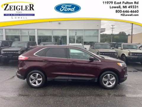 Red 2024 Ford Edge SEL for sale in Lowell, MI