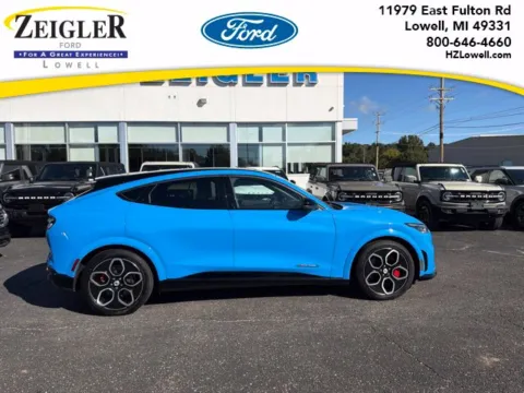 Blue 2023 Ford Mustang Mach-E GT for sale in Lowell, MI