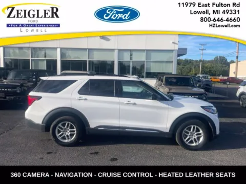 White 2025 Ford Explorer Active for sale in Lowell, MI