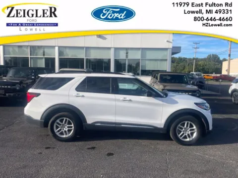 White 2025 Ford Explorer Active for sale in Lowell, MI