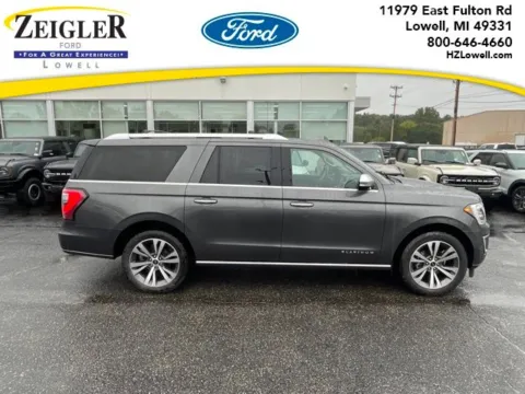 Gray 2021 Ford Expedition Max Platinum for sale in Lowell, MI