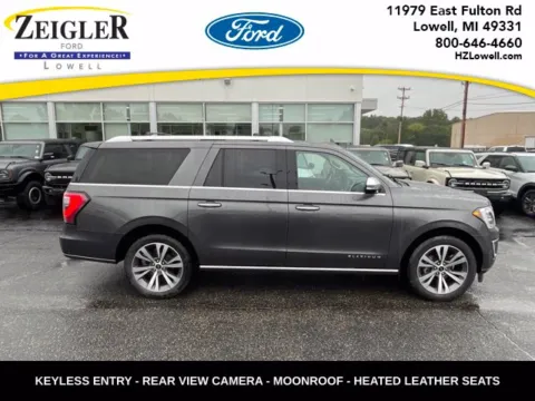 Gray 2021 Ford Expedition Max Platinum for sale in Lowell, MI