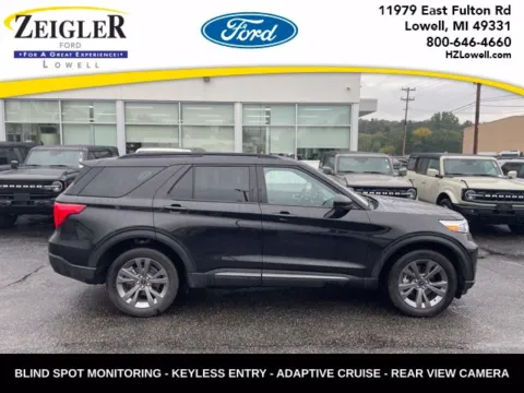Black 2024 Ford Explorer XLT for sale in Lowell, MI
