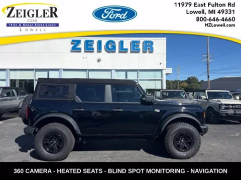 Black 2023 Ford Bronco Wildtrak for sale in Lowell, MI